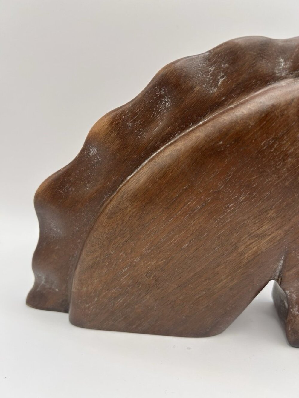 Wood Horse Head Sculpture Mid Century Modern Hand Carved Figurine MCM Rustic - Picture 12 of 14